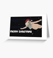 Rick and Morty Merry Christmas Greeting Card