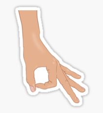 Das Kreis-Finger-Spiel Sticker