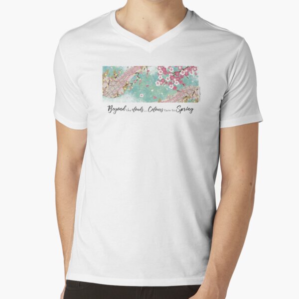 Beyon the Clouds - Sakura V-Neck T-Shirt