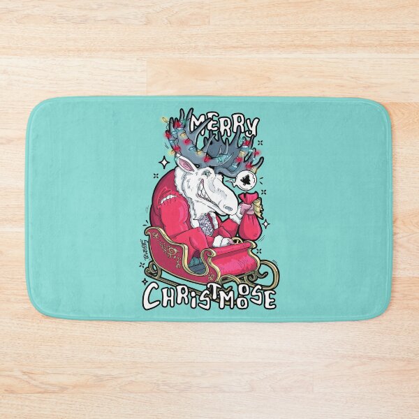 Item preview, Merry Christmoose moose and Christmas pun designed and sold by SPIRIMAL.