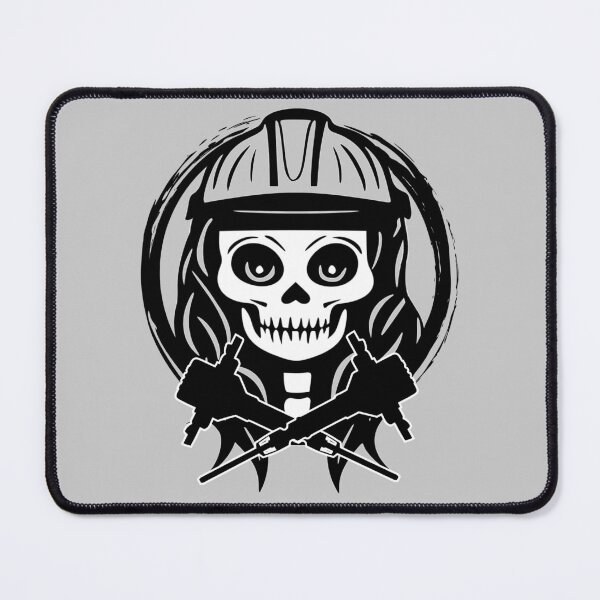 Item preview, Fossicker Female Skull and Crossed Jackhammer Black Logo designed and sold by Nuletto.