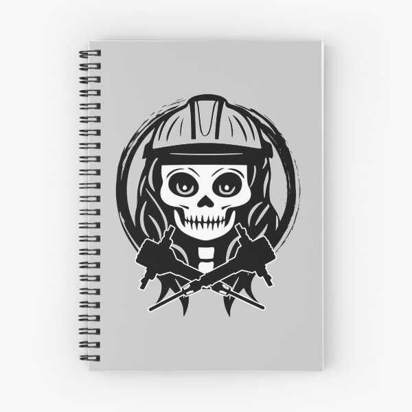 Item preview, Fossicker Female Skull and Crossed Jackhammer Black Logo designed and sold by Nuletto.
