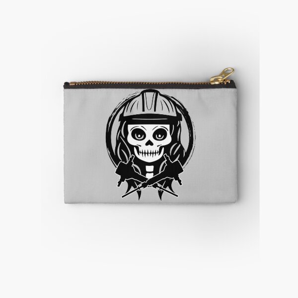 Item preview, Fossicker Female Skull and Crossed Jackhammer Black Logo designed and sold by Nuletto.