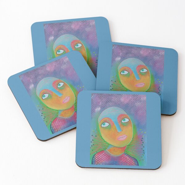 Item preview, Worried Angel designed and sold by BeaOutsiderArt.