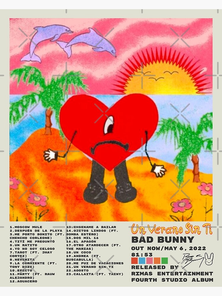 Bad Bunny Un Verano Sin Ti Album Poster