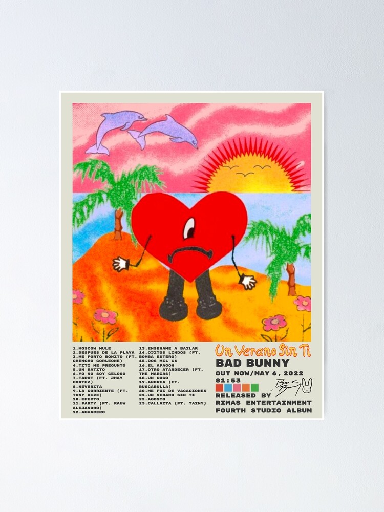 Bad Bunny Un Verano Sin Ti Poster