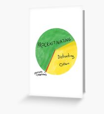 How Michael Spends His Time Greeting Card