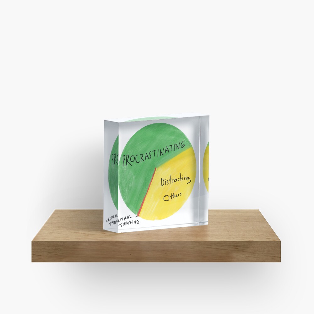 How Michael Spends His Time Acrylic Block