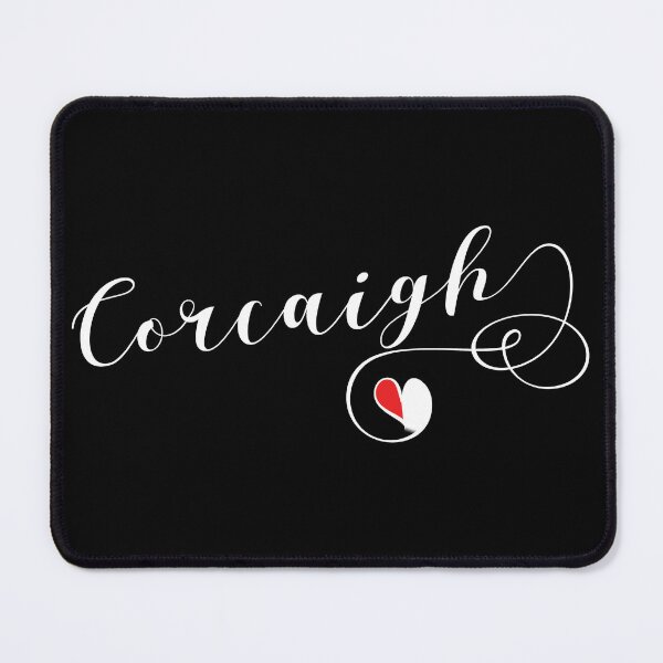 Item preview, Corcaigh County Colours Flag Heart, Cork, Ireland, Irish designed and sold by Celticana.
