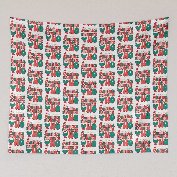 Item preview, Santa's Favorite Ho - Christmas Holiday Gift designed and sold by FloralStore.
