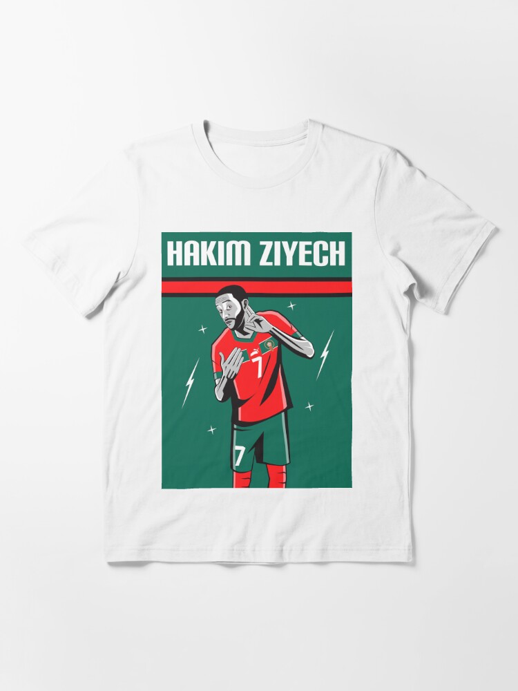 Morocco Soccer #7 Hakim Ziyech World Football Fans Adult and Youth T-Shirt