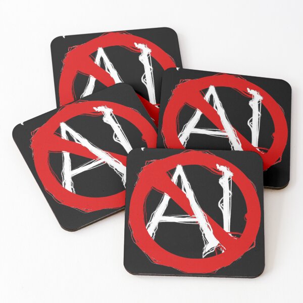 Item preview, NO TO AI designed and sold by Damyanoman_Art.