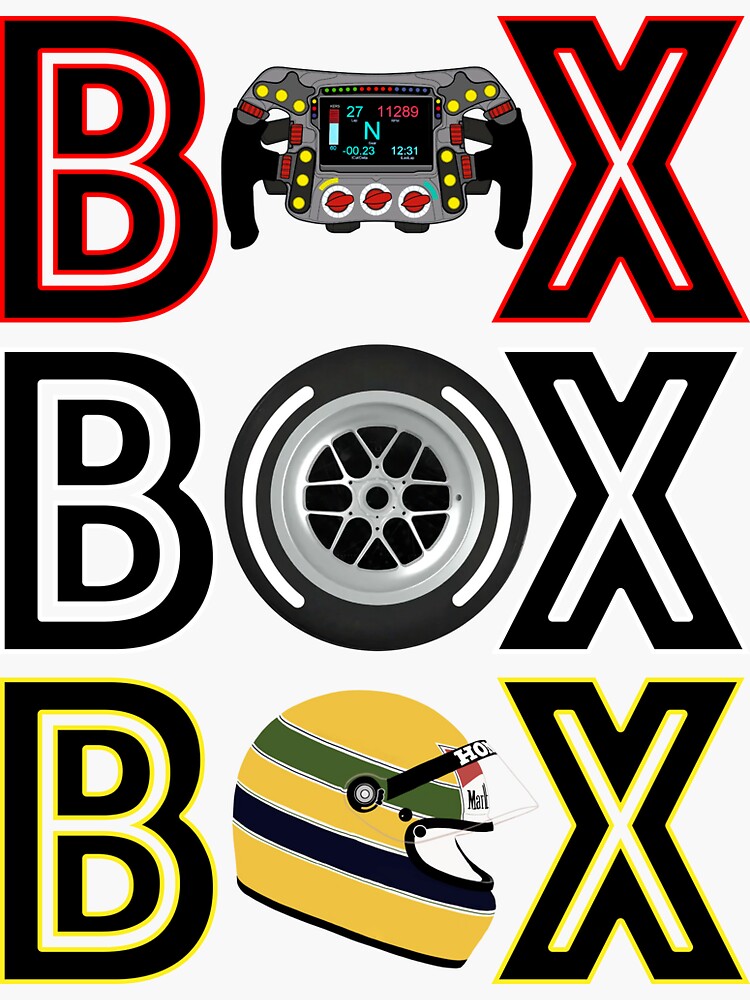 "Radio call box box box " Sticker for Sale by revalstore Redbubble
