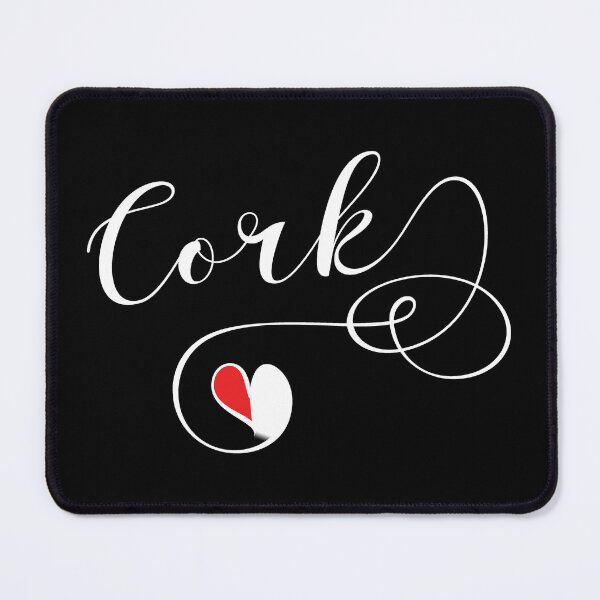 Item preview, Cork County Colours Flag Heart, Corcaigh, Ireland, Irish designed and sold by Celticana.