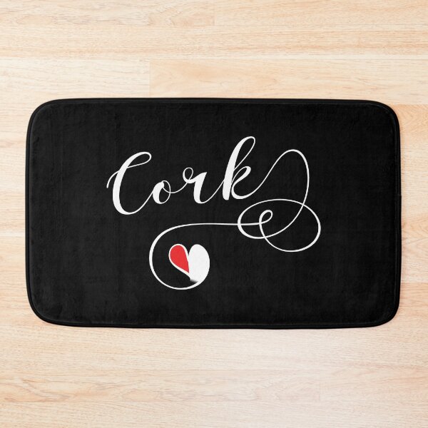 Item preview, Cork County Colours Flag Heart, Corcaigh, Ireland, Irish designed and sold by Celticana.