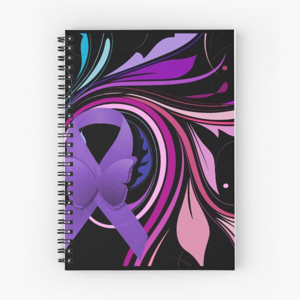 Item preview, Purple Awareness Ribbon with Decoravtive Floral  designed and sold by Alondra.