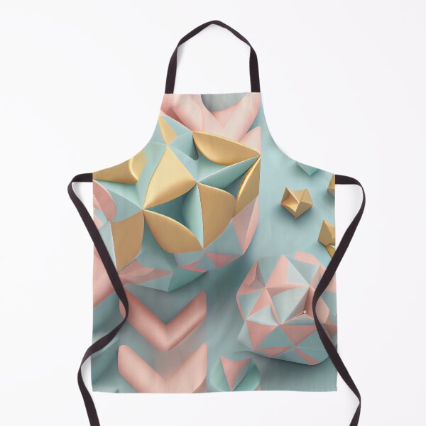 Artikelvorschau, Three Dimensional Pastel Aesthetic Scandinavian Pattern Digital Painting entworfen und verkauft von CodeAndColors.