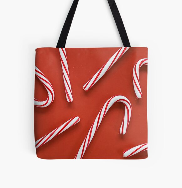 Grandparents christmas vintage pattern- Candy design All Over Print Tote Bag