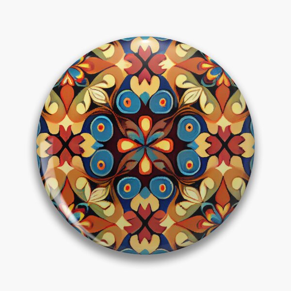 Item preview, Irregular Traditional Pattern Digital Painting designed and sold by CodeAndColors.