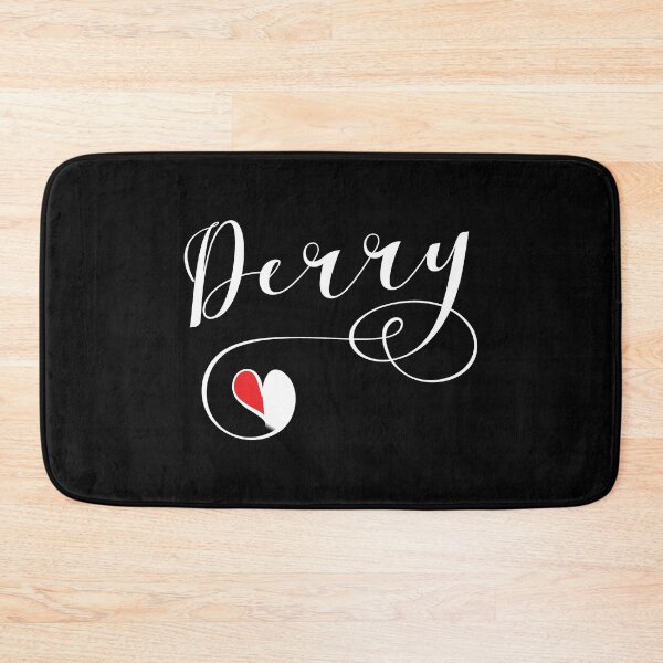 Item preview, Derry County Colours Flag Heart, Doire, Ireland, Irish designed and sold by Celticana.