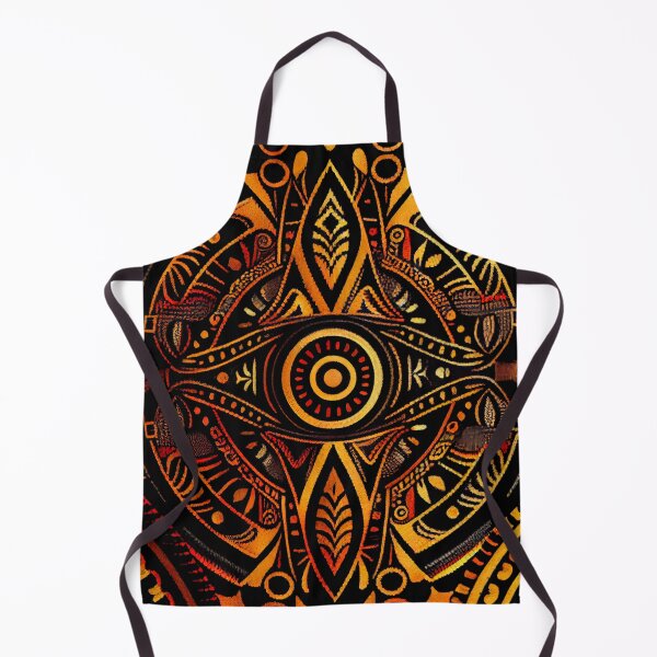 Aperçu de l'œuvre Aggressive Imagined African Pattern Digital Painting créée et vendue par CodeAndColors.