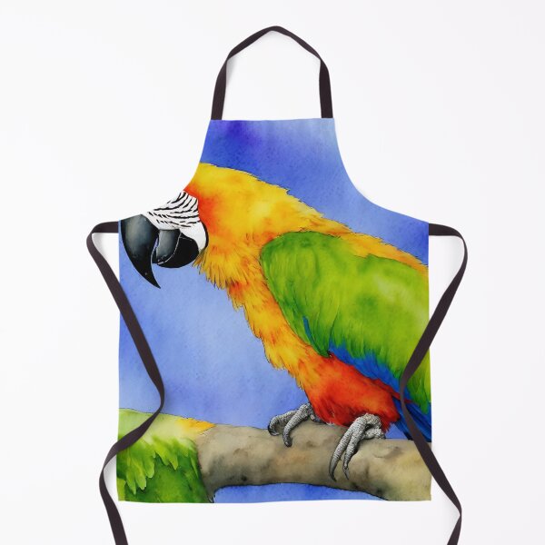 Artikelvorschau, Parrot highly detailed watercolor painting entworfen und verkauft von DrawItOnce.