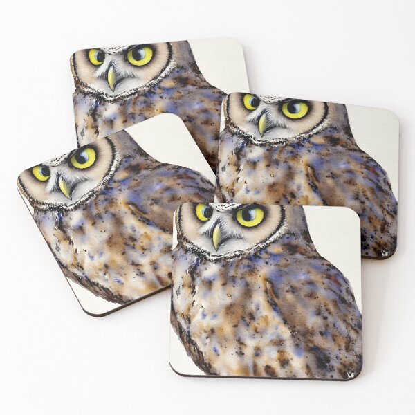 Artikelvorschau, Owl highly detailed watercolor painting entworfen und verkauft von DrawItOnce.