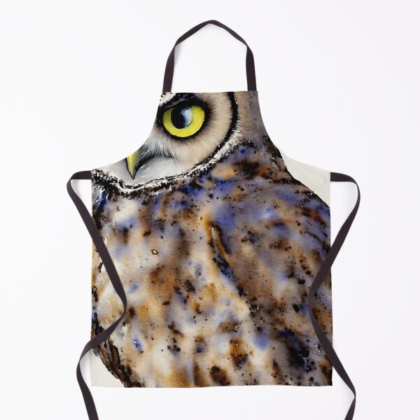 Artikelvorschau, Owl highly detailed watercolor painting entworfen und verkauft von DrawItOnce.