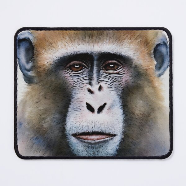 Artikelvorschau, Monkey highly detailed watercolor painting entworfen und verkauft von DrawItOnce.