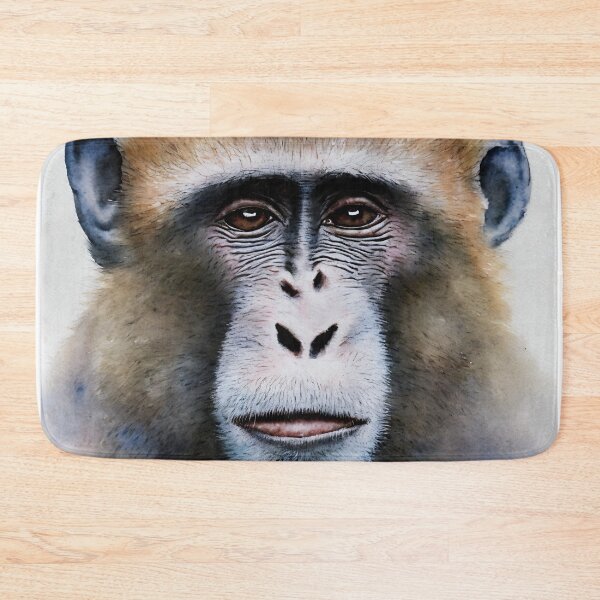 Artikelvorschau, Monkey highly detailed watercolor painting entworfen und verkauft von DrawItOnce.