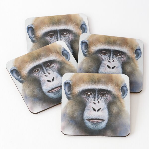 Artikelvorschau, Monkey highly detailed watercolor painting entworfen und verkauft von DrawItOnce.