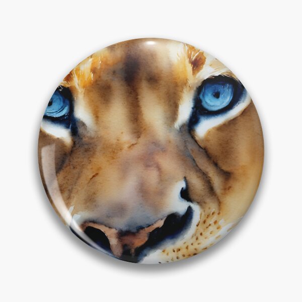 Artikelvorschau, Lioness highly detailed watercolor painting entworfen und verkauft von DrawItOnce.