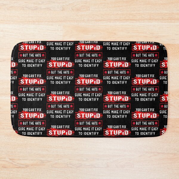 Item preview, You Can’t Fix Stupid Funny Sarcastic Anti Trump Gift designed and sold by EstherDoyle.