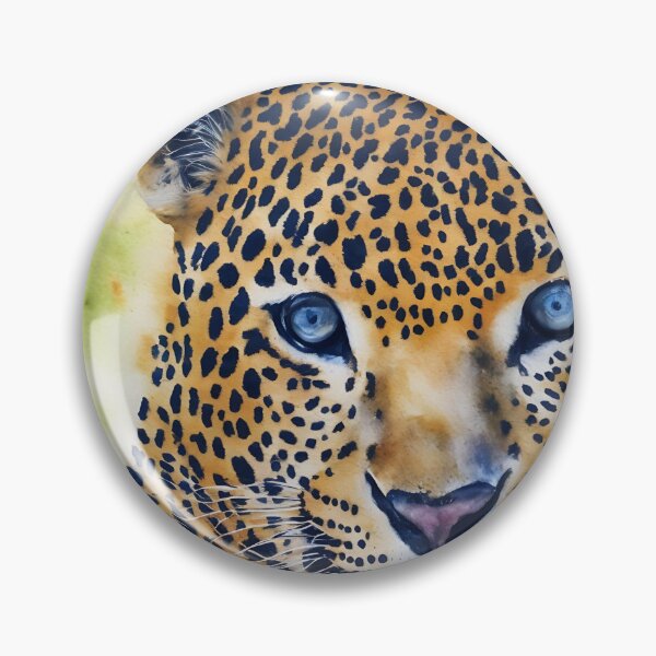 Artikelvorschau, Leopard highly detailed watercolor painting entworfen und verkauft von DrawItOnce.