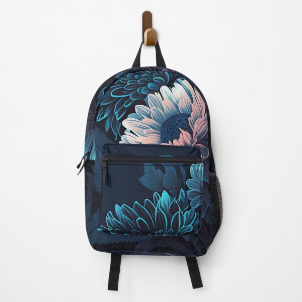 Item preview, Flowers in neon colors on a dark background designed and sold by randrdesign.