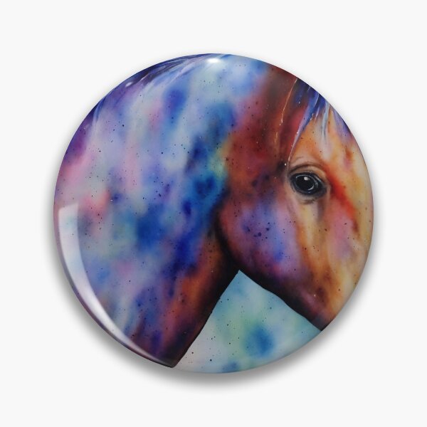 Artikelvorschau, Horse highly detailed watercolor painting entworfen und verkauft von DrawItOnce.
