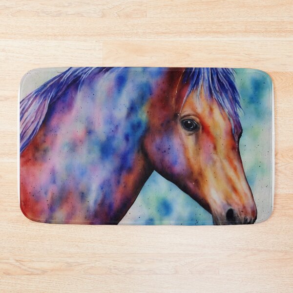 Artikelvorschau, Horse highly detailed watercolor painting entworfen und verkauft von DrawItOnce.