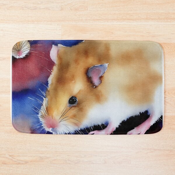 Artikelvorschau, Hamster highly detailed watercolor painting entworfen und verkauft von DrawItOnce.