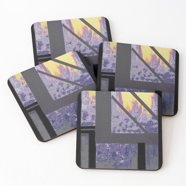 Item preview, Lavender Cityscape frosty evening designed and sold by BlackArtichoke.