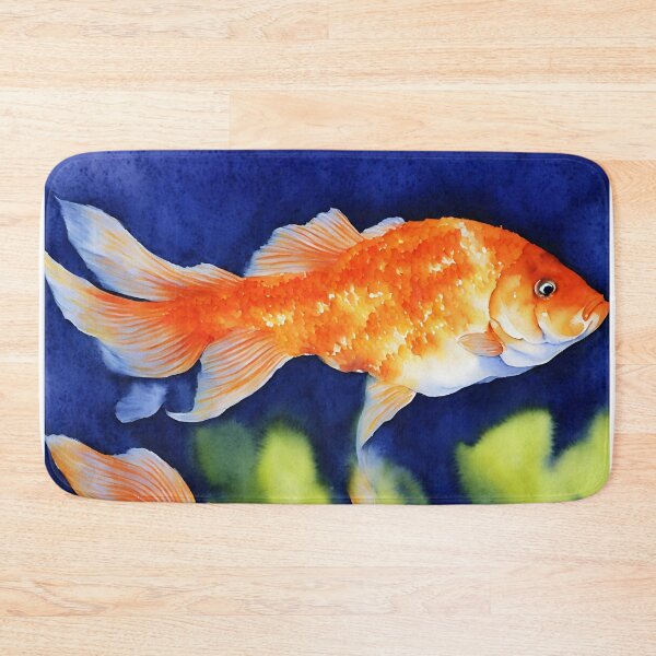 Artikelvorschau, goldfish highly detailed watercolor painting entworfen und verkauft von DrawItOnce.