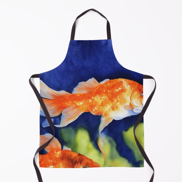 Artikelvorschau, goldfish highly detailed watercolor painting entworfen und verkauft von DrawItOnce.