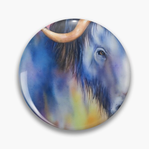 Artikelvorschau, Gnu highly detailed watercolor painting entworfen und verkauft von DrawItOnce.