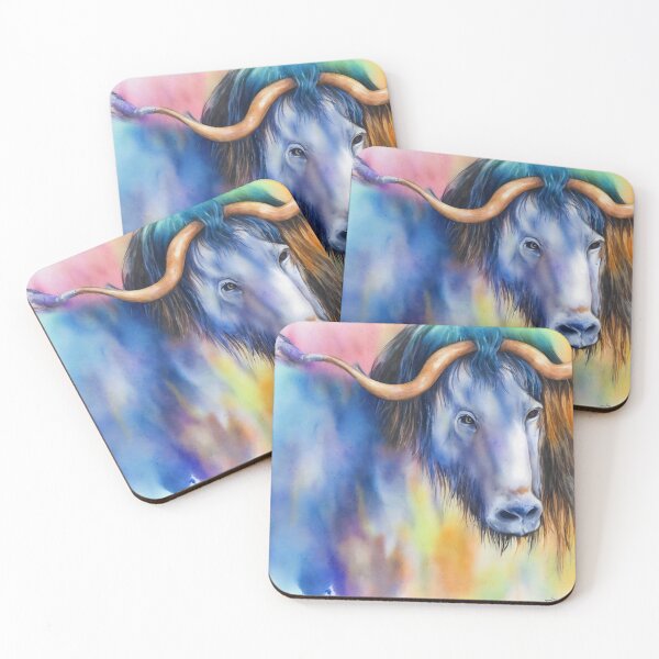 Artikelvorschau, Gnu highly detailed watercolor painting entworfen und verkauft von DrawItOnce.