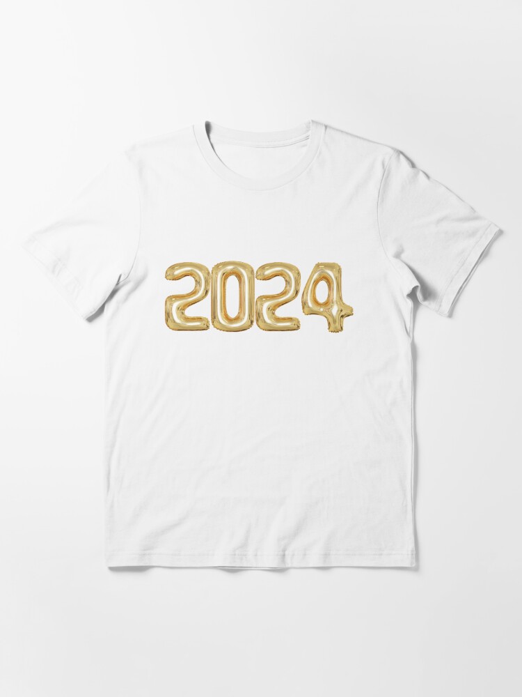 2024 Year Gold Foil Balloon Style Sticker for Sale by teeworthy