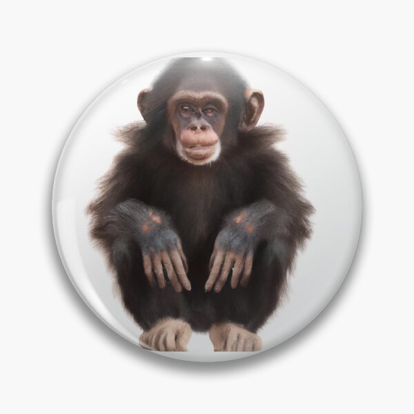 Artikelvorschau, Cute Chimpanzee Drawing entworfen und verkauft von WeHeartAnimals.