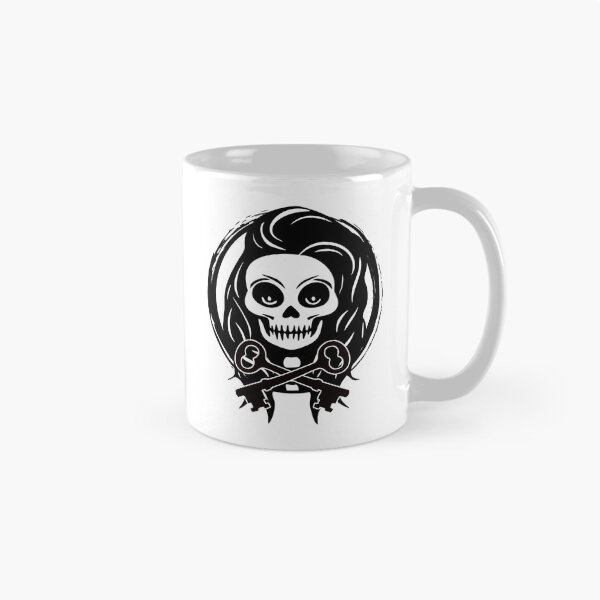 Item preview, Locksmith Female Skull and Crossed Keys Black Logo designed and sold by Nuletto.