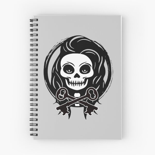 Item preview, Locksmith Female Skull and Crossed Keys Black Logo designed and sold by Nuletto.
