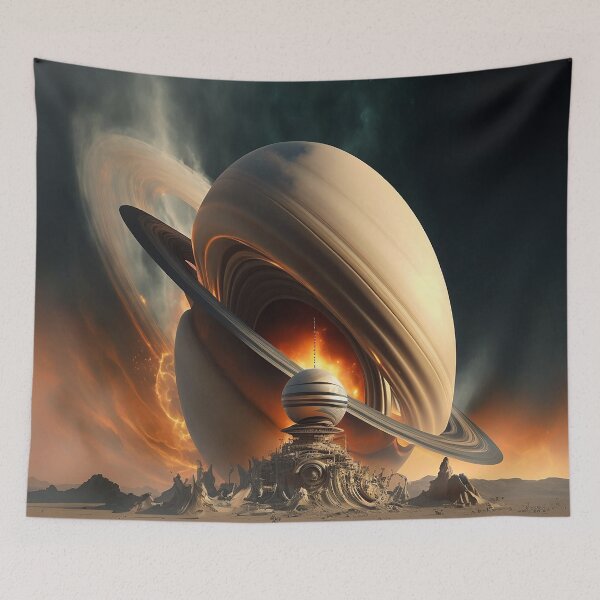Item preview, Saturn demolished electrical waves designed and sold by Palteeshop.