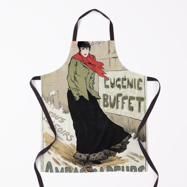 Item preview, Vintage French female singer Eugenie Buffet winter advert  designed and sold by aapshop.