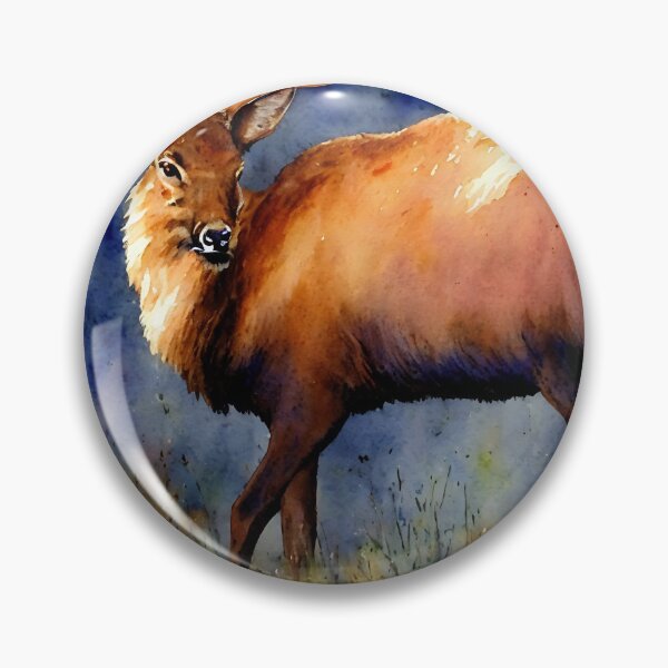 Artikelvorschau, Elk highly detailed watercolor painting entworfen und verkauft von DrawItOnce.